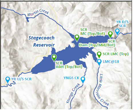 Water Quality Monitoring at Stagecoach Reservoir